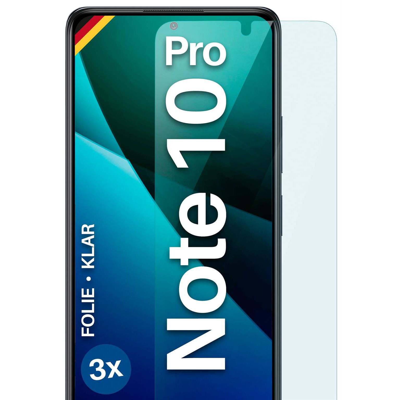 moex FlexProtect Redmi Note 10 Pro Schutzfolie Klar – 3er Set moex FlexProtect Redmi Note 10 Pro Schutzfolie Klar – 3er Set