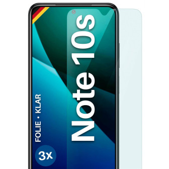 moex FlexProtect Redmi Note 10S Schutzfolie Klar – 3er Set moex FlexProtect Redmi Note 10S Schutzfolie Klar – 3er Set