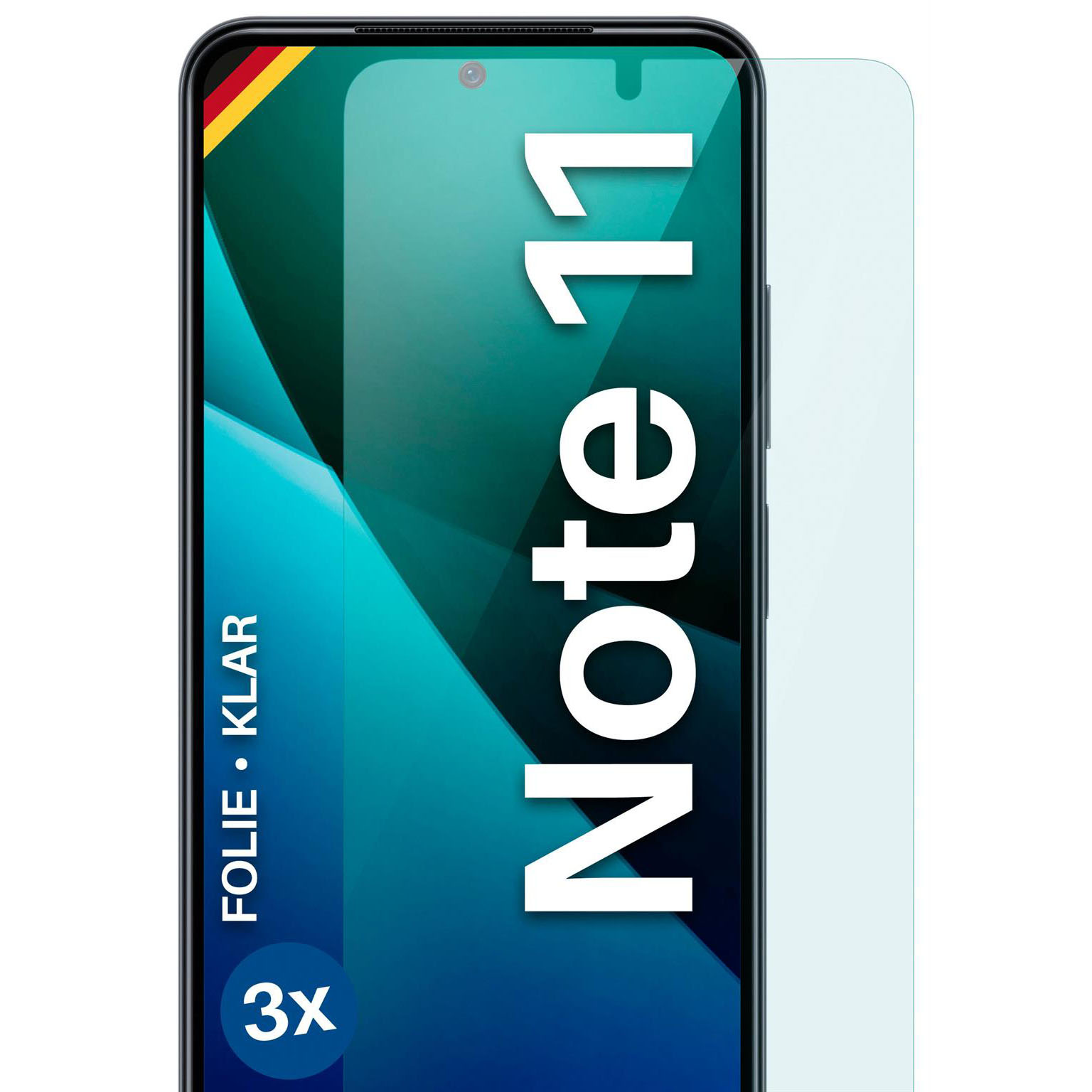 moex FlexProtect Redmi Note 11 Schutzfolie Klar – 3er Set moex FlexProtect Redmi Note 11 Schutzfolie Klar – 3er Set