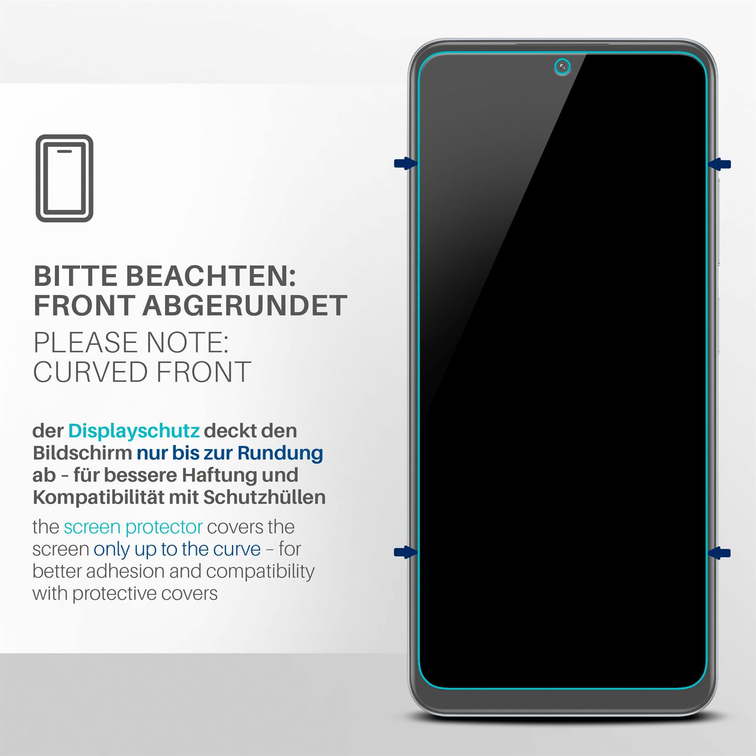 moex FlexProtect Redmi Note 12 5G Schutzfolie Klar – Weiteres Produktbild 3