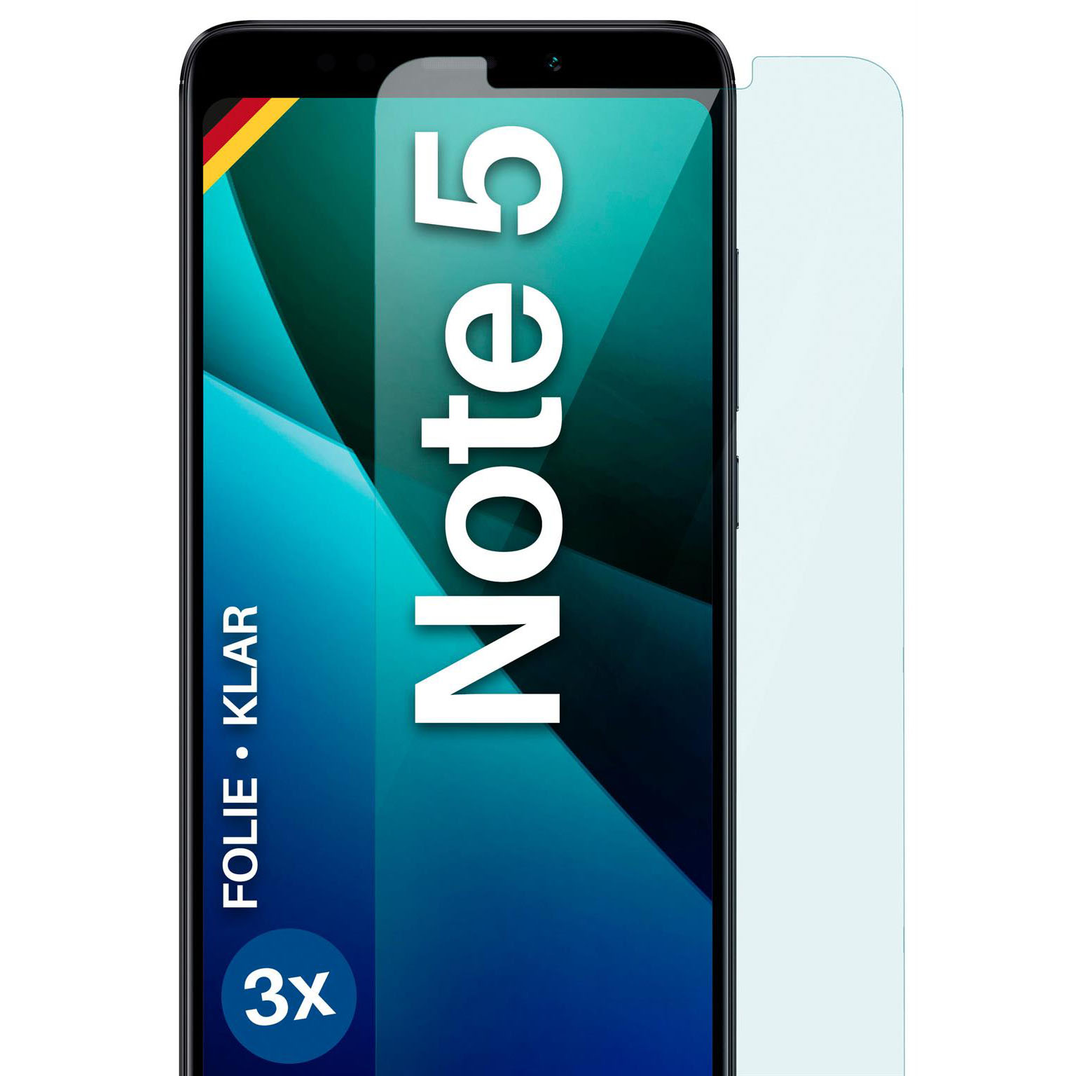 moex FlexProtect Redmi Note 5 Schutzfolie Klar – Weiteres Produktbild 1 moex FlexProtect Redmi Note 5 Schutzfolie Klar – Weiteres Produktbild 1