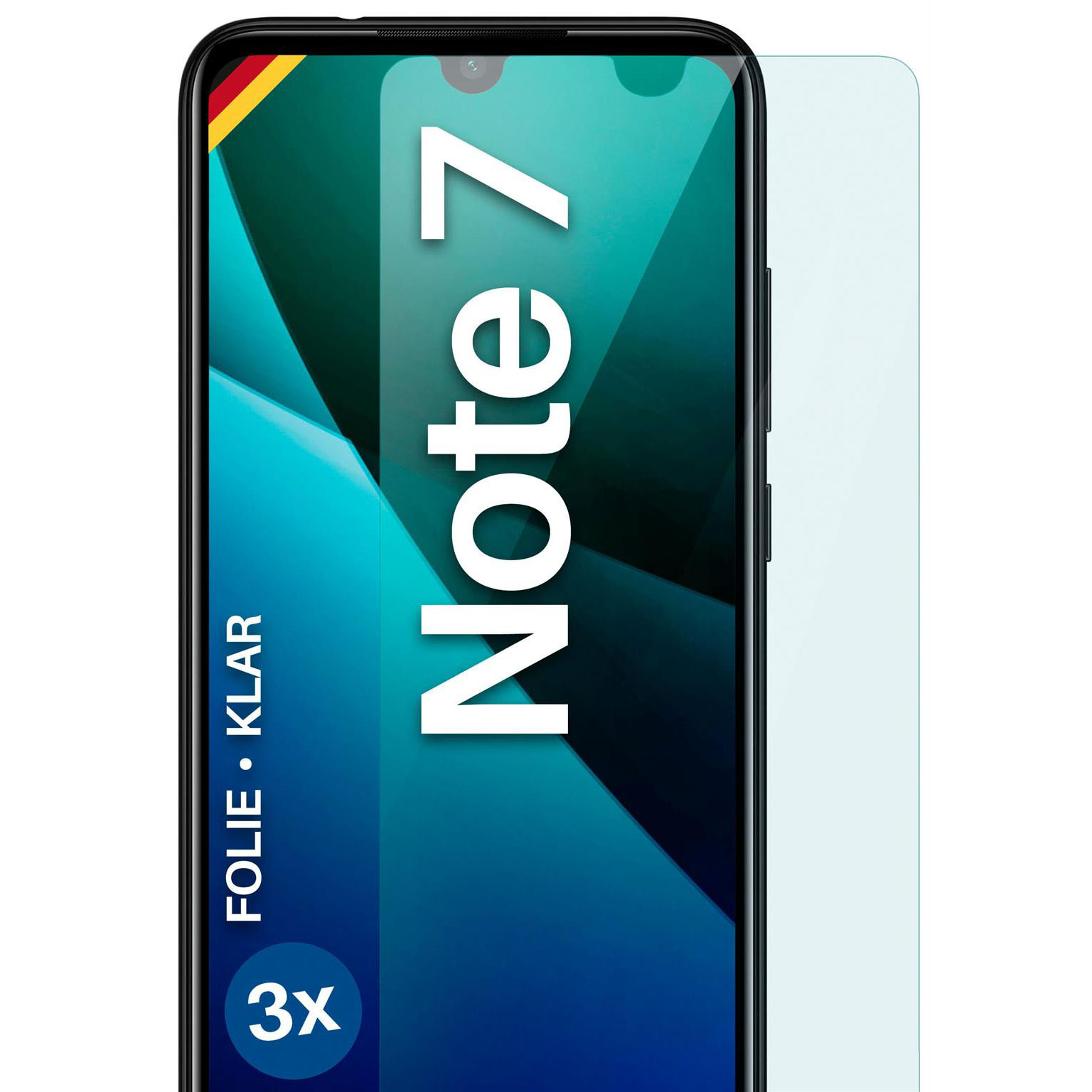 moex FlexProtect Redmi Note 7 Schutzfolie Klar – Weiteres Produktbild 1 moex FlexProtect Redmi Note 7 Schutzfolie Klar – Weiteres Produktbild 1