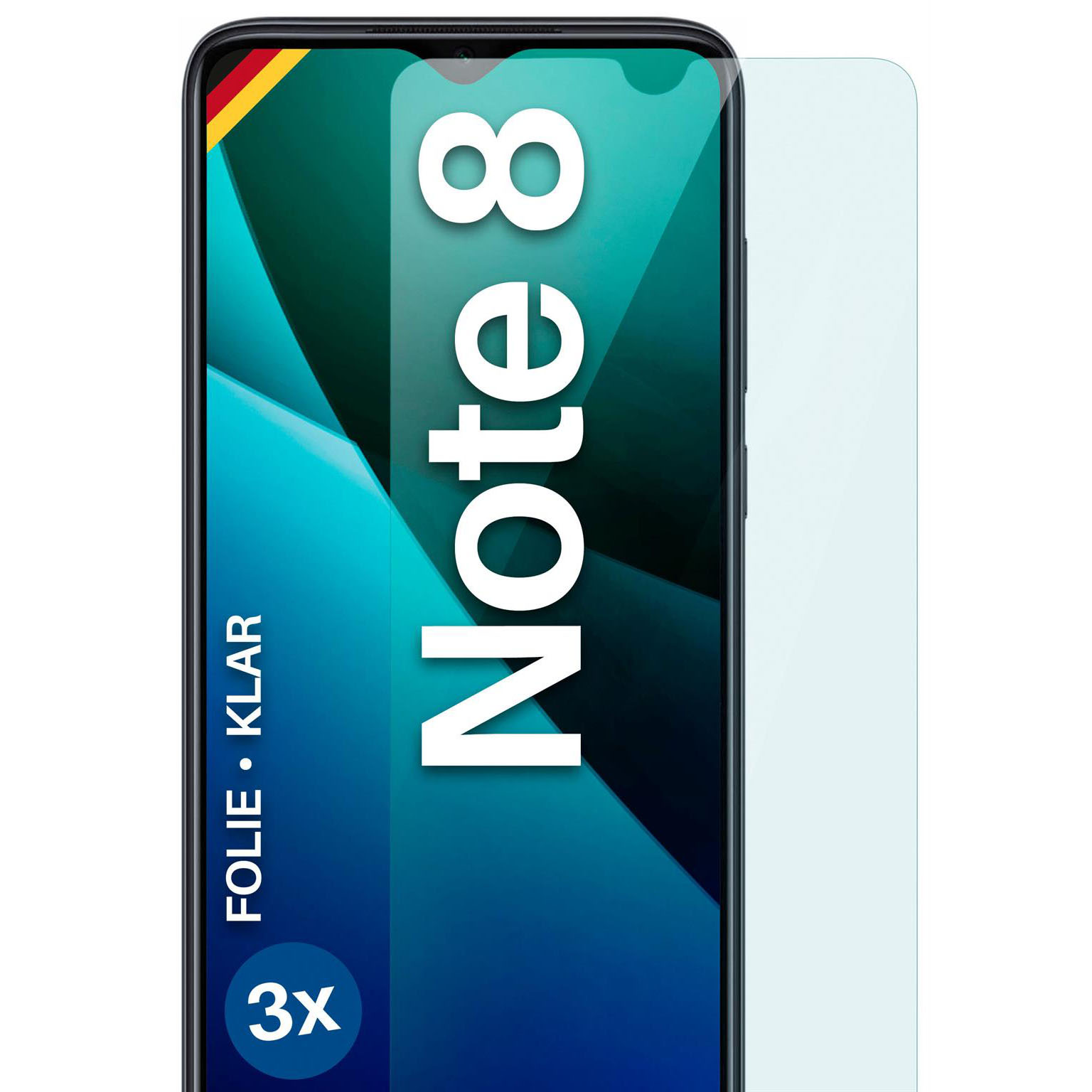 moex FlexProtect Redmi Note 8 Schutzfolie Klar – Weiteres Produktbild 1 moex FlexProtect Redmi Note 8 Schutzfolie Klar – Weiteres Produktbild 1