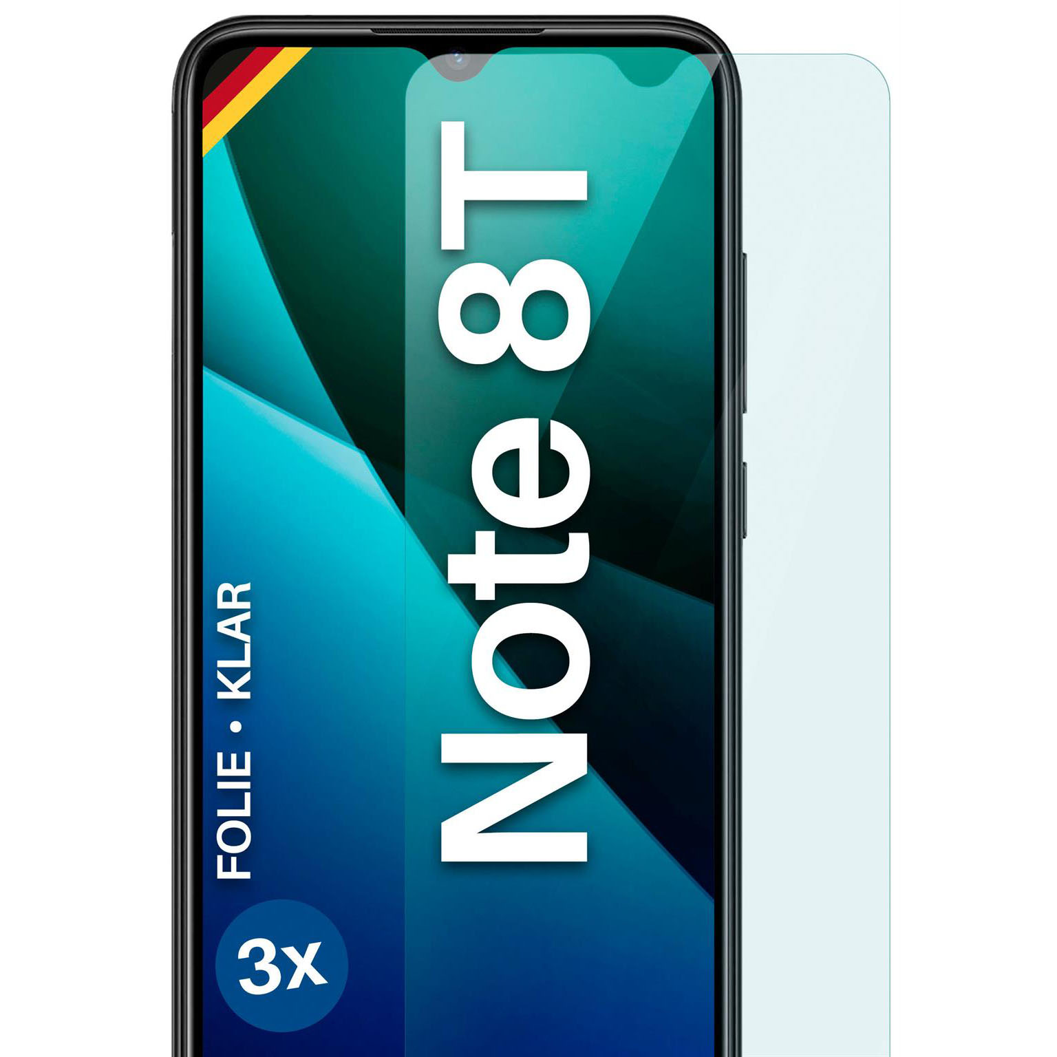moex FlexProtect Redmi Note 8T Schutzfolie Klar – Weiteres Produktbild 1 moex FlexProtect Redmi Note 8T Schutzfolie Klar – Weiteres Produktbild 1