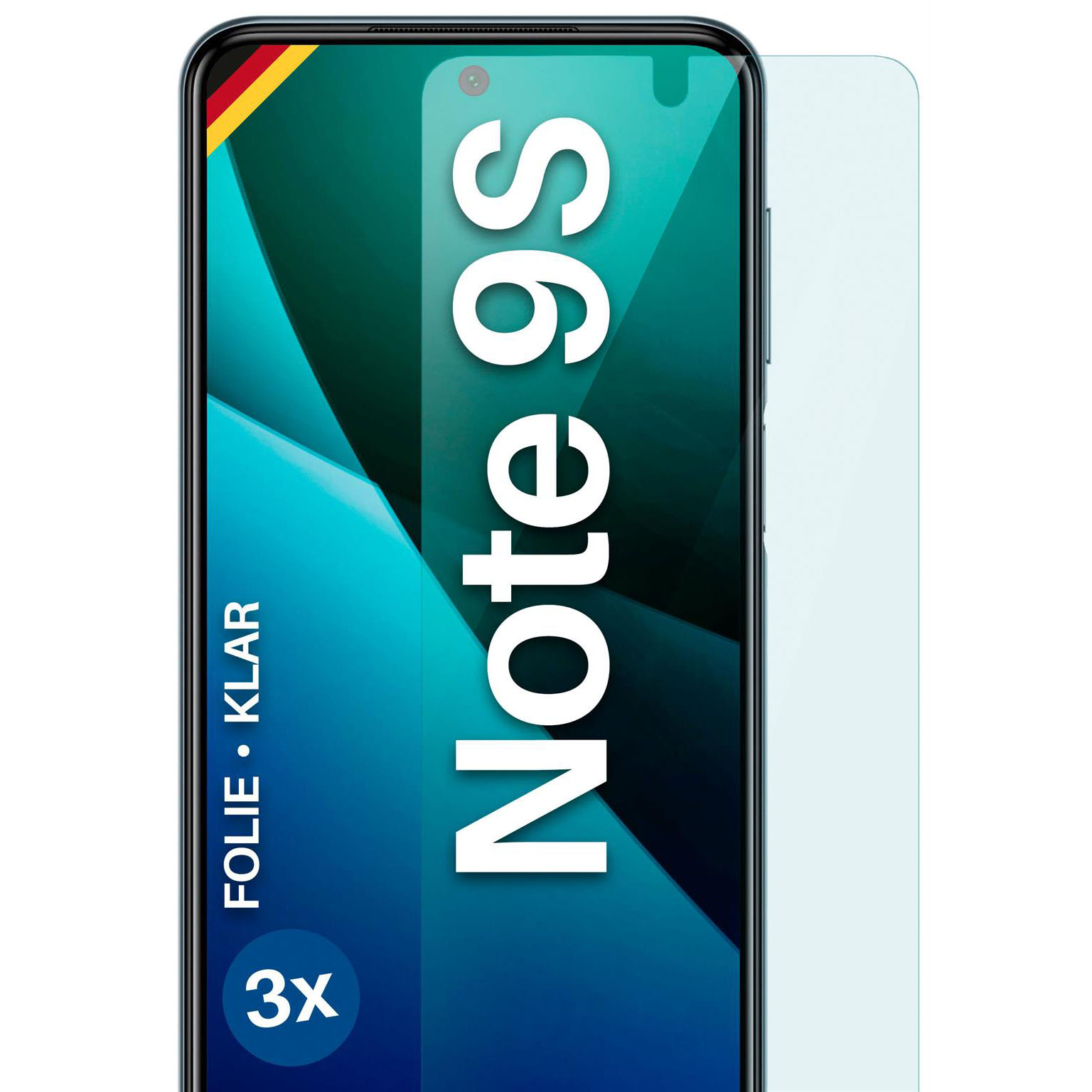 moex FlexProtect Redmi Note 9S Schutzfolie Klar – Weiteres Produktbild 1 moex FlexProtect Redmi Note 9S Schutzfolie Klar – Weiteres Produktbild 1