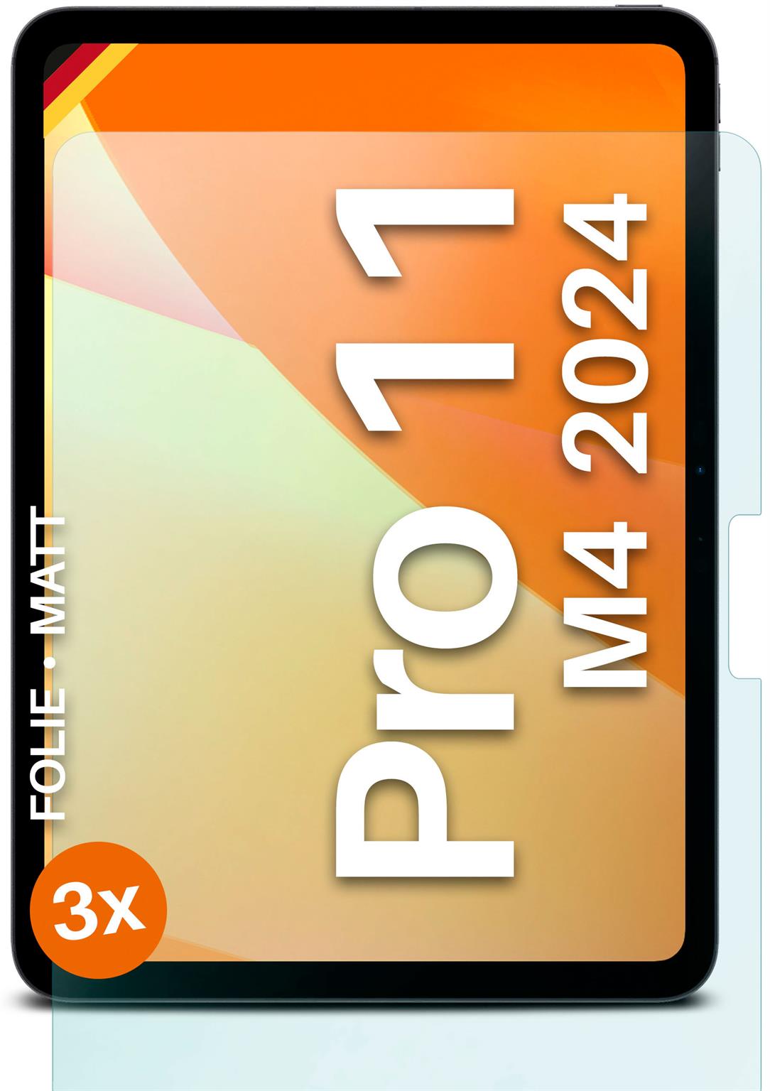 moex FlexProtect iPad Pro 11 (2024) Schutzfolie Matt – Weiteres Produktbild 1 moex FlexProtect iPad Pro 11 (2024) Schutzfolie Matt – Weiteres Produktbild 1