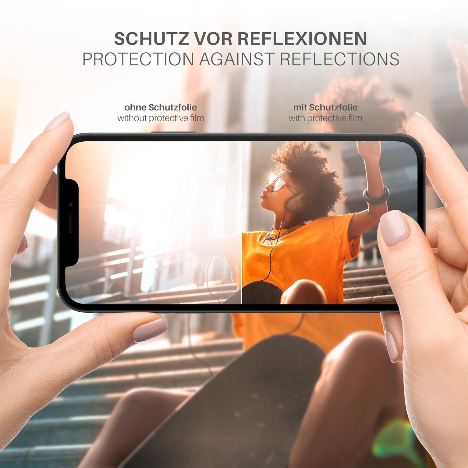 moex FlexProtect iPhone 12 Pro Max Schutzfolie Matt – Weiteres Produktbild 4