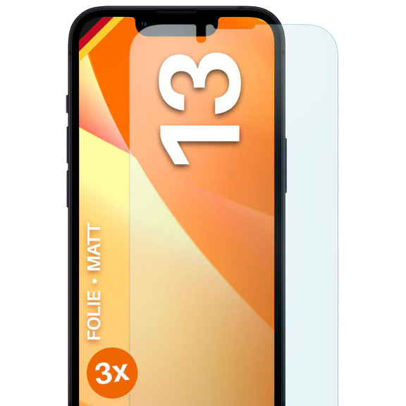 moex FlexProtect iPhone 13 Schutzfolie Matt – Weiteres Produktbild 1