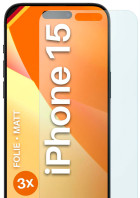 moex FlexProtect iPhone 15 Schutzfolie Matt – Weiteres Produktbild 1