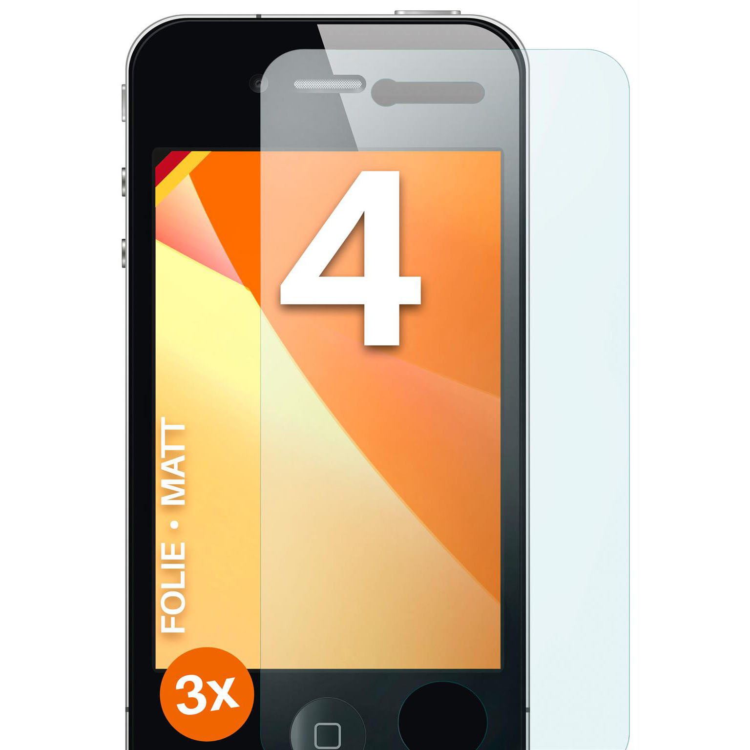 moex FlexProtect iPhone 4 Schutzfolie Matt – Weiteres Produktbild 1 moex FlexProtect iPhone 4 Schutzfolie Matt – Weiteres Produktbild 1