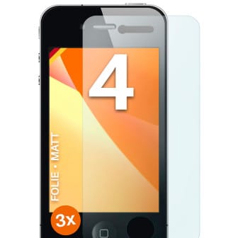 moex FlexProtect iPhone 4 Schutzfolie Matt – 3er Set moex FlexProtect iPhone 4 Schutzfolie Matt – 3er Set