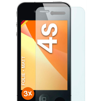 moex moex FlexProtect iPhone 4S Schutzfolie Matt – 3er Set