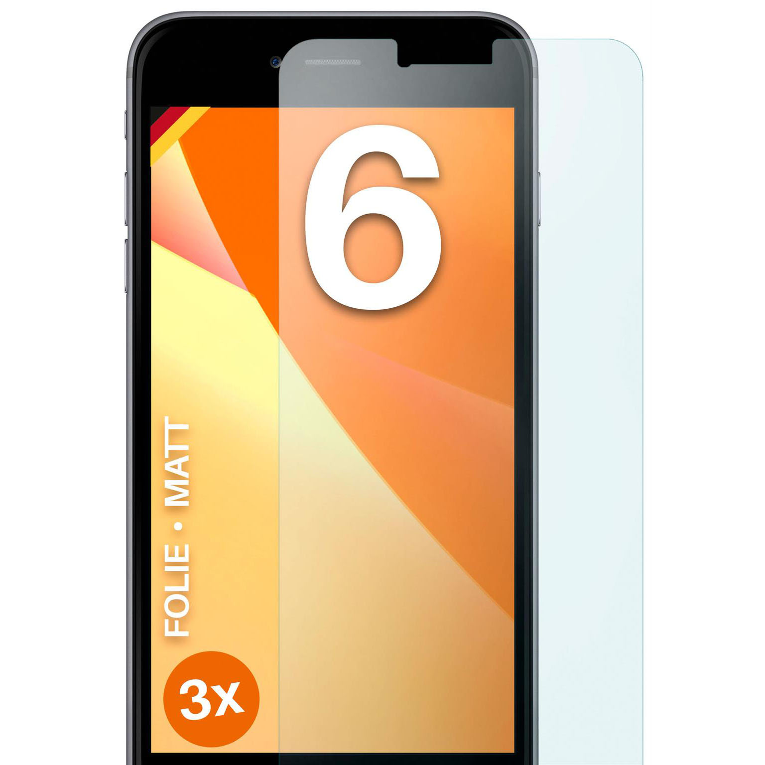 moex FlexProtect iPhone 6 Schutzfolie Matt – Weiteres Produktbild 1 moex FlexProtect iPhone 6 Schutzfolie Matt – Weiteres Produktbild 1