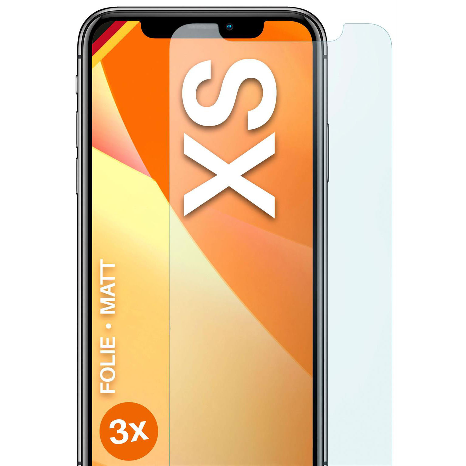 moex FlexProtect iPhone XS Schutzfolie Matt – Weiteres Produktbild 1 moex FlexProtect iPhone XS Schutzfolie Matt – Weiteres Produktbild 1