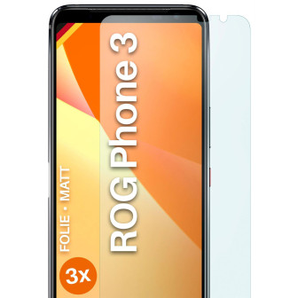 moex FlexProtect Asus ROG Phone 3 Schutzfolie Matt – 3er Set