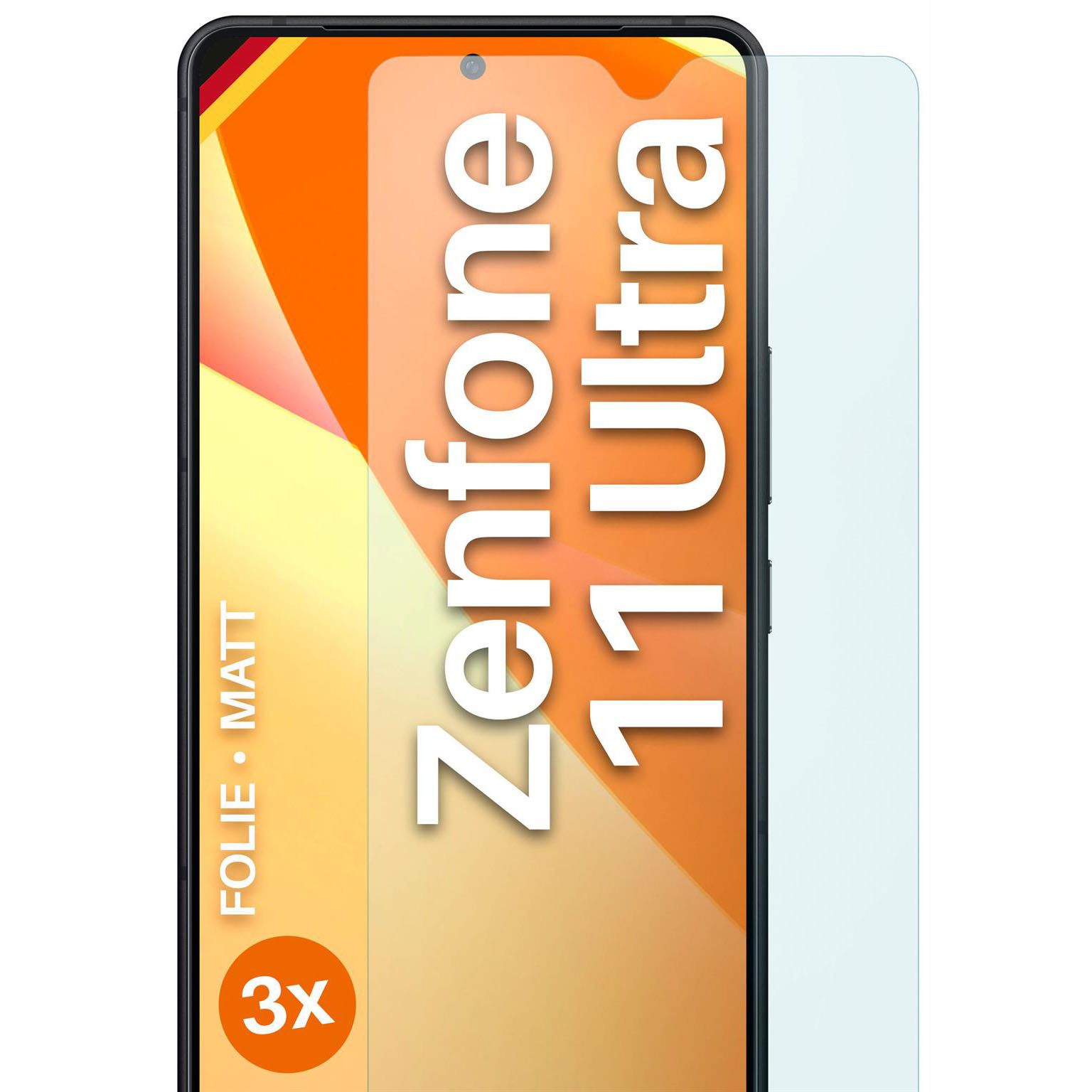 moex FlexProtect Asus Zenfone 11 Ultra Schutzfolie Matt – 3er Set moex FlexProtect Asus Zenfone 11 Ultra Schutzfolie Matt – 3er Set