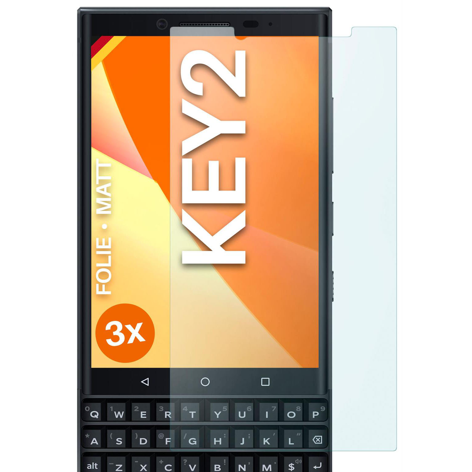 moex FlexProtect BlackBerry KEY2 Schutzfolie Matt – Weiteres Produktbild 1 moex FlexProtect BlackBerry KEY2 Schutzfolie Matt – Weiteres Produktbild 1
