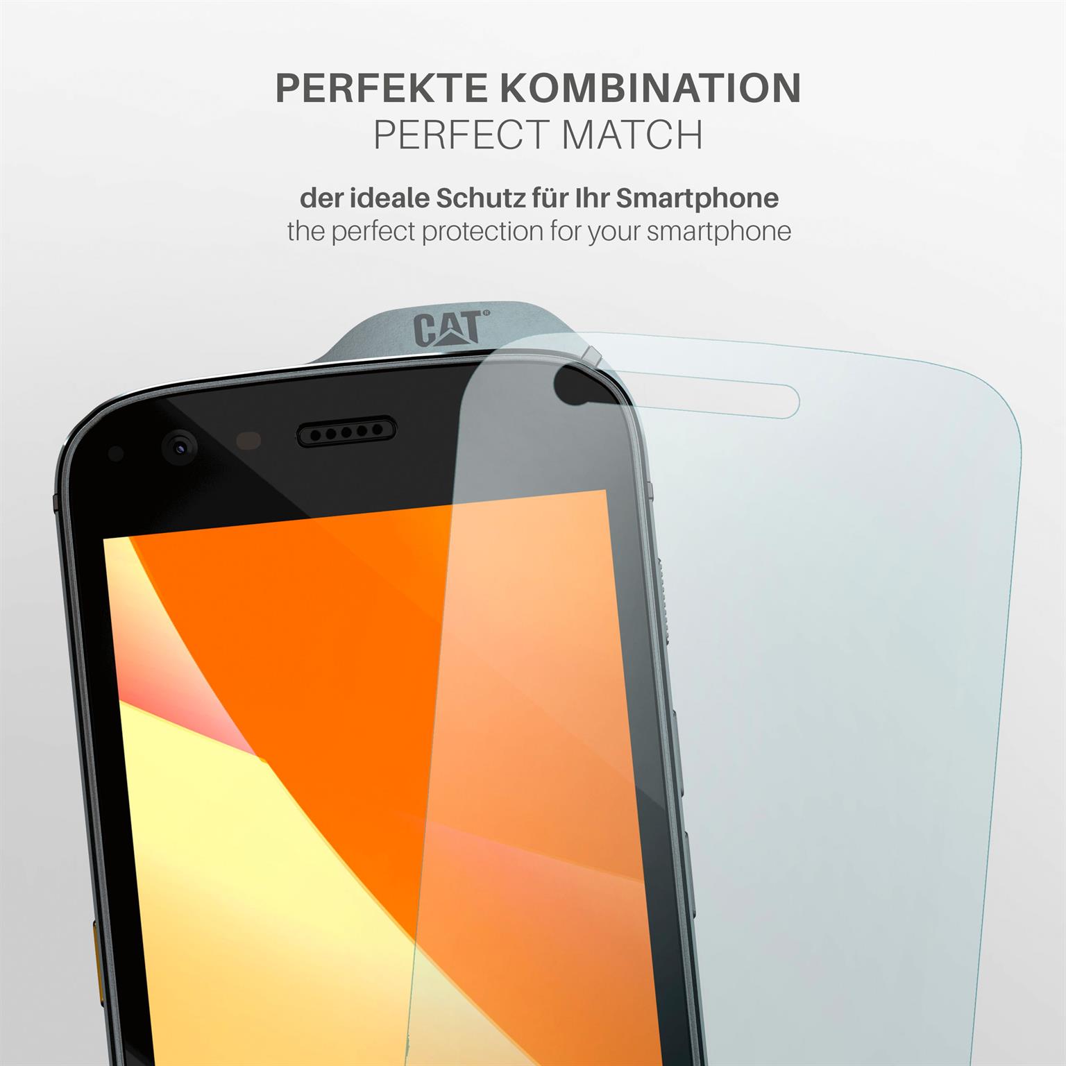 moex FlexProtect CAT S61 Schutzfolie Matt – Weiteres Produktbild 3