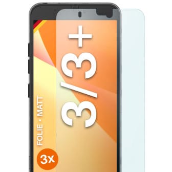 moex FlexProtect Fairphone 3 Plus Schutzfolie Matt – 3er Set moex FlexProtect Fairphone 3 Plus Schutzfolie Matt – 3er Set