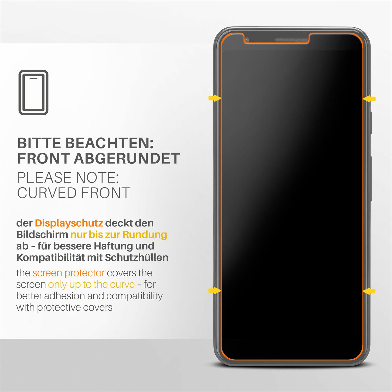 moex FlexProtect Google Pixel 3a Schutzfolie Matt – Weiteres Produktbild 3