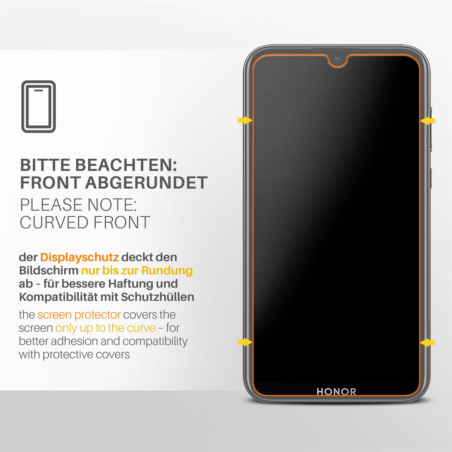 moex FlexProtect Honor 8S Schutzfolie Matt – Weiteres Produktbild 3