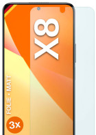 moex FlexProtect Honor X8 (4G) Schutzfolie Matt – Weiteres Produktbild 1