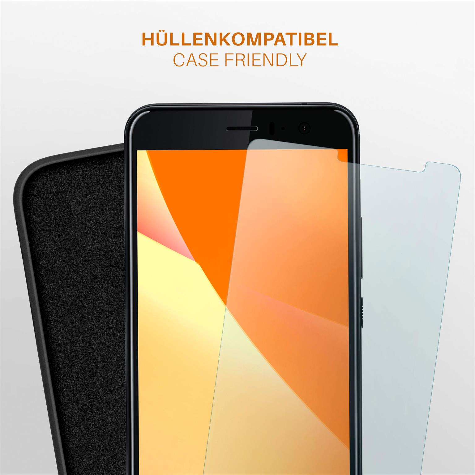 moex FlexProtect HTC U11 Schutzfolie Matt – Weiteres Produktbild 6