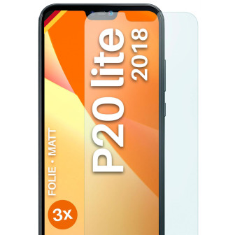 moex moex FlexProtect Huawei P20 Lite Schutzfolie Matt – 3er Set