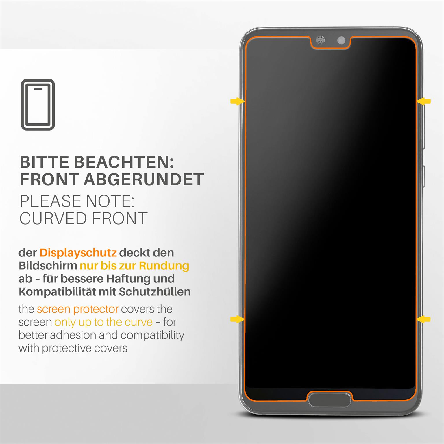 moex FlexProtect Huawei P20 Schutzfolie Matt – Weiteres Produktbild 2