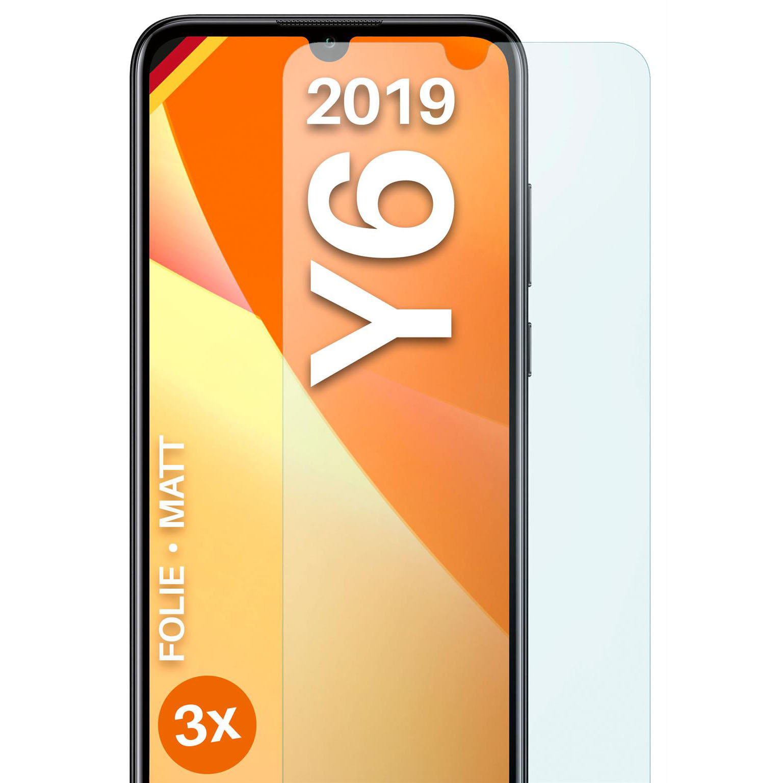 moex FlexProtect Huawei Y6 (2019) Schutzfolie Matt – undefined