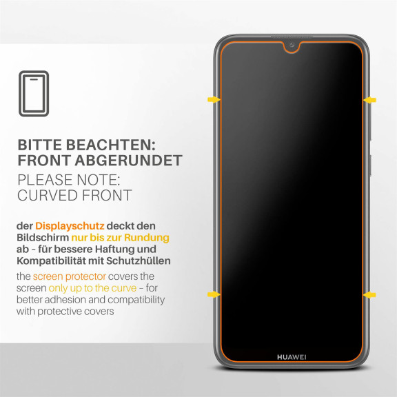 moex FlexProtect Huawei Y6 (2019) Schutzfolie Matt – Weiteres Produktbild 3
