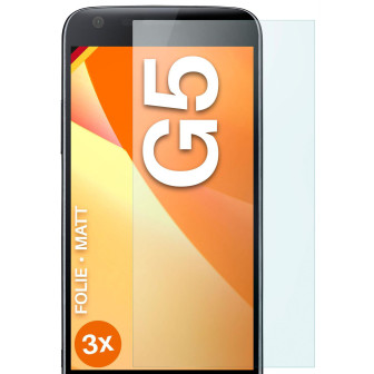 moex FlexProtect LG G5 Schutzfolie Matt – 3er Set