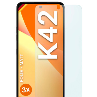moex FlexProtect LG K42 Schutzfolie Matt – 3er Set