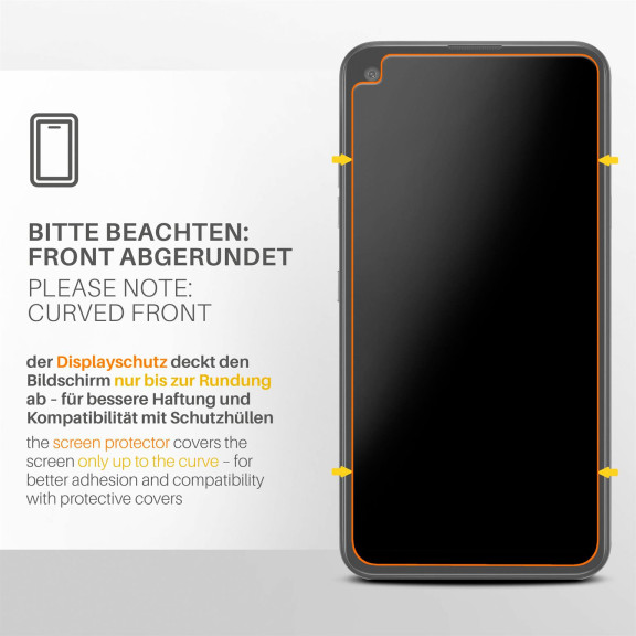 moex FlexProtect LG K51S Schutzfolie Matt – Weiteres Produktbild 3