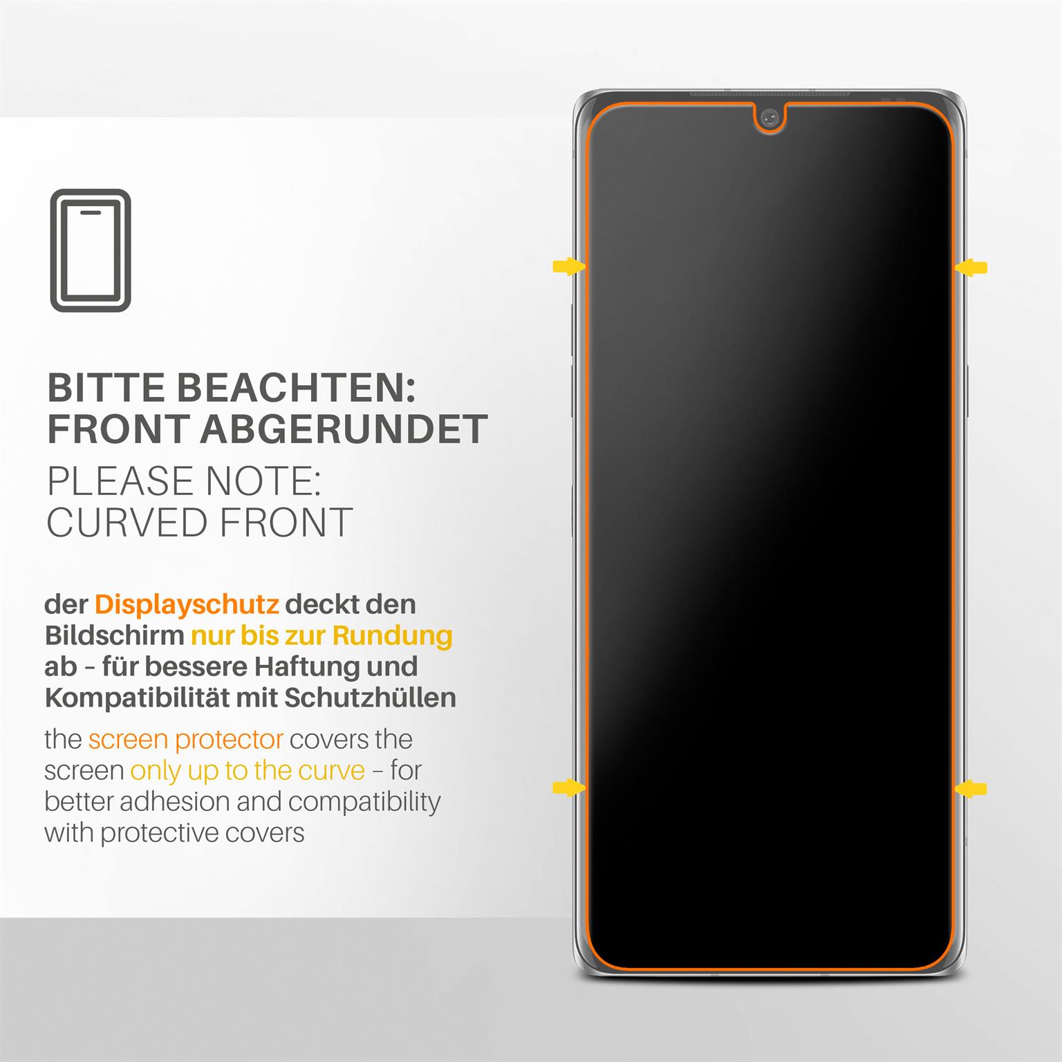 moex FlexProtect LG Velvet Schutzfolie Matt – Weiteres Produktbild 3