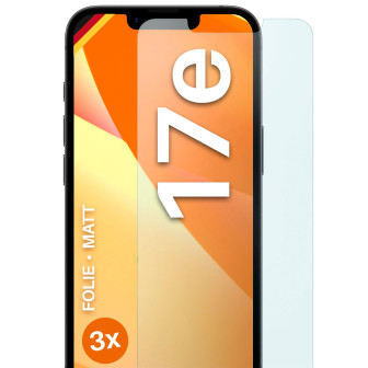 moex moex FlexProtect iPhone 17e Schutzfolie Matt – 3er Set