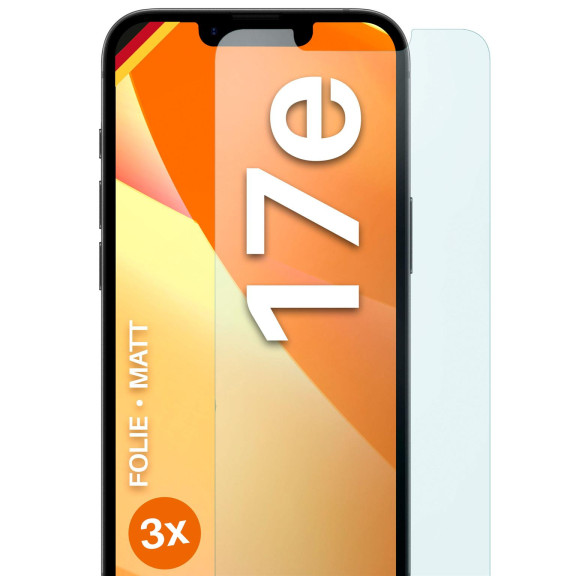 moex FlexProtect iPhone 17e Schutzfolie Matt – Weiteres Produktbild 1