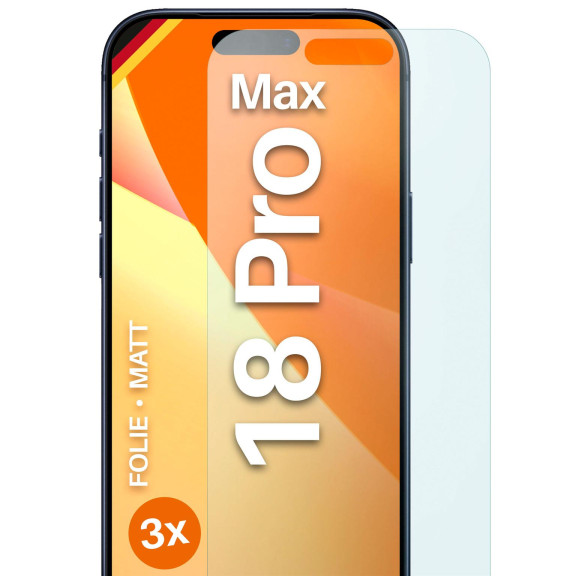 moex FlexProtect iPhone 18 Pro Max Schutzfolie Matt – Weiteres Produktbild 1 moex FlexProtect iPhone 18 Pro Max Schutzfolie Matt – Weiteres Produktbild 1