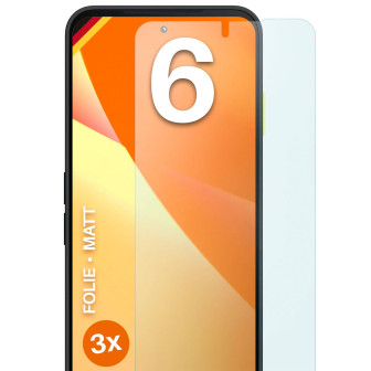 moex FlexProtect Fairphone 6 Schutzfolie Matt – 3er Set