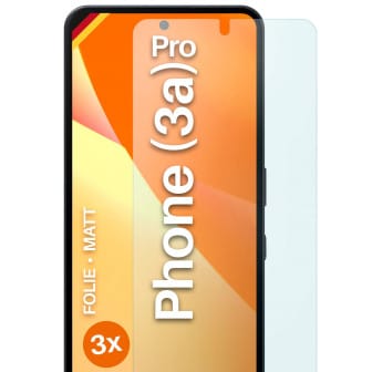moex FlexProtect Nothing Phone (3a) Pro Schutzfolie Matt – 3er Set moex FlexProtect Nothing Phone (3a) Pro Schutzfolie Matt – 3er Set