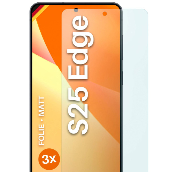moex FlexProtect Samsung Galaxy S25 Edge Schutzfolie Matt – Weiteres Produktbild 1