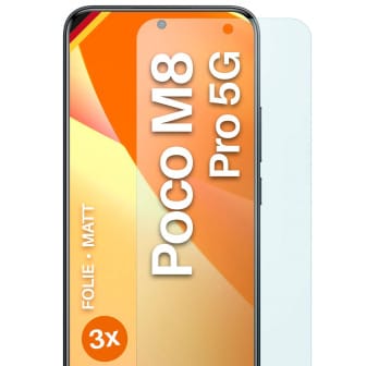 moex moex FlexProtect Poco M8 Pro 5G Schutzfolie Matt – 3er Set