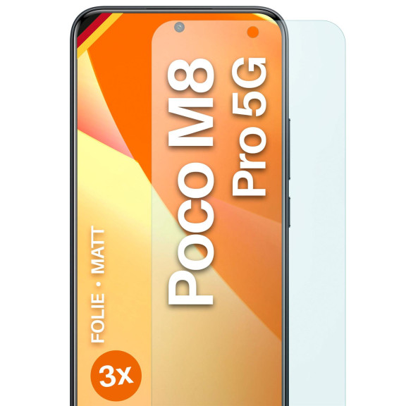 moex FlexProtect Poco M8 Pro 5G Schutzfolie Matt – Weiteres Produktbild 1 moex FlexProtect Poco M8 Pro 5G Schutzfolie Matt – Weiteres Produktbild 1