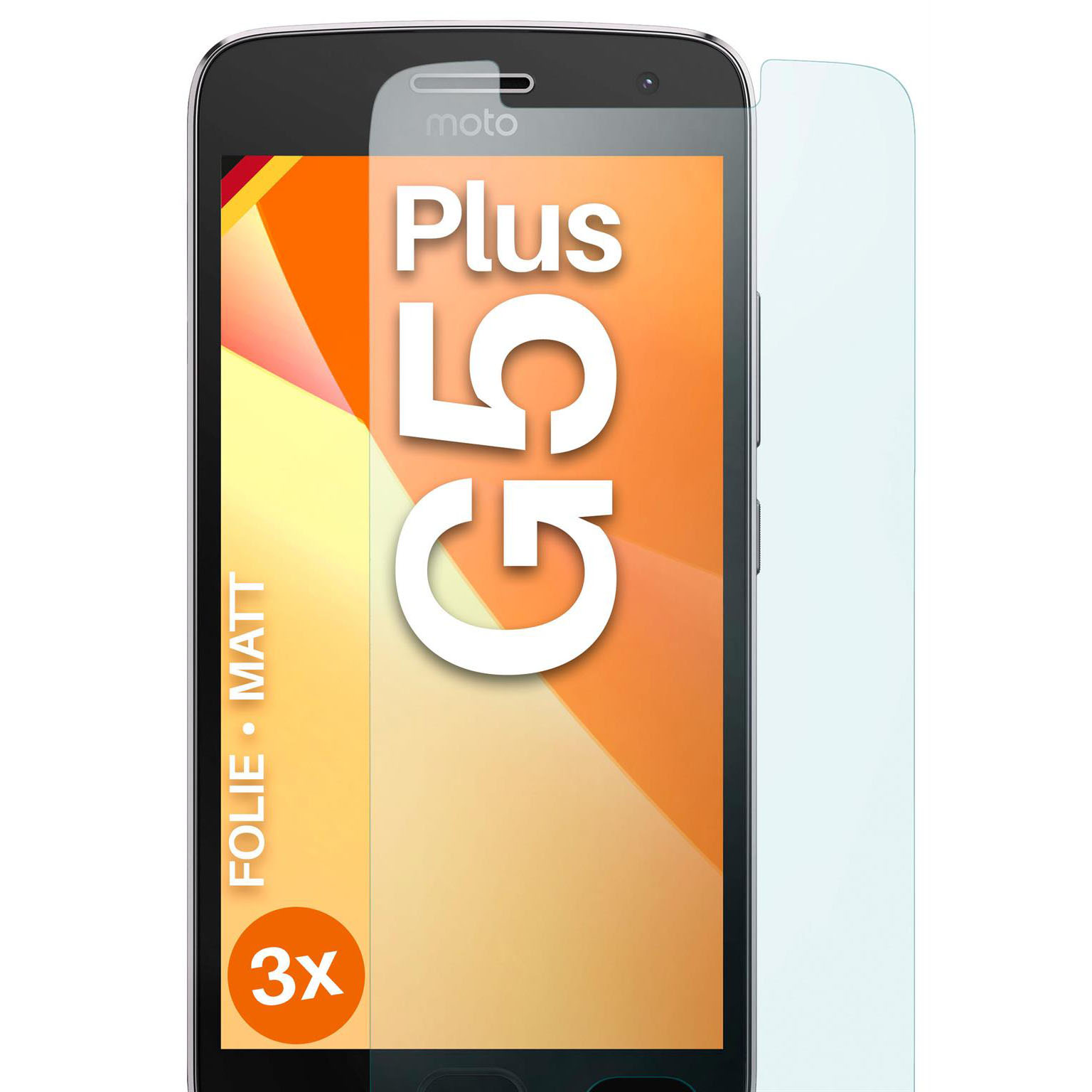moex FlexProtect Motorola Moto G5 Plus Schutzfolie Matt – Weiteres Produktbild 1 moex FlexProtect Motorola Moto G5 Plus Schutzfolie Matt – Weiteres Produktbild 1