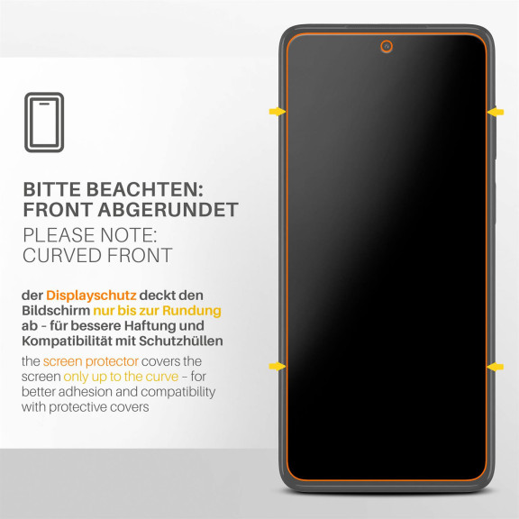 moex FlexProtect Motorola Moto G52 Schutzfolie Matt – Weiteres Produktbild 3