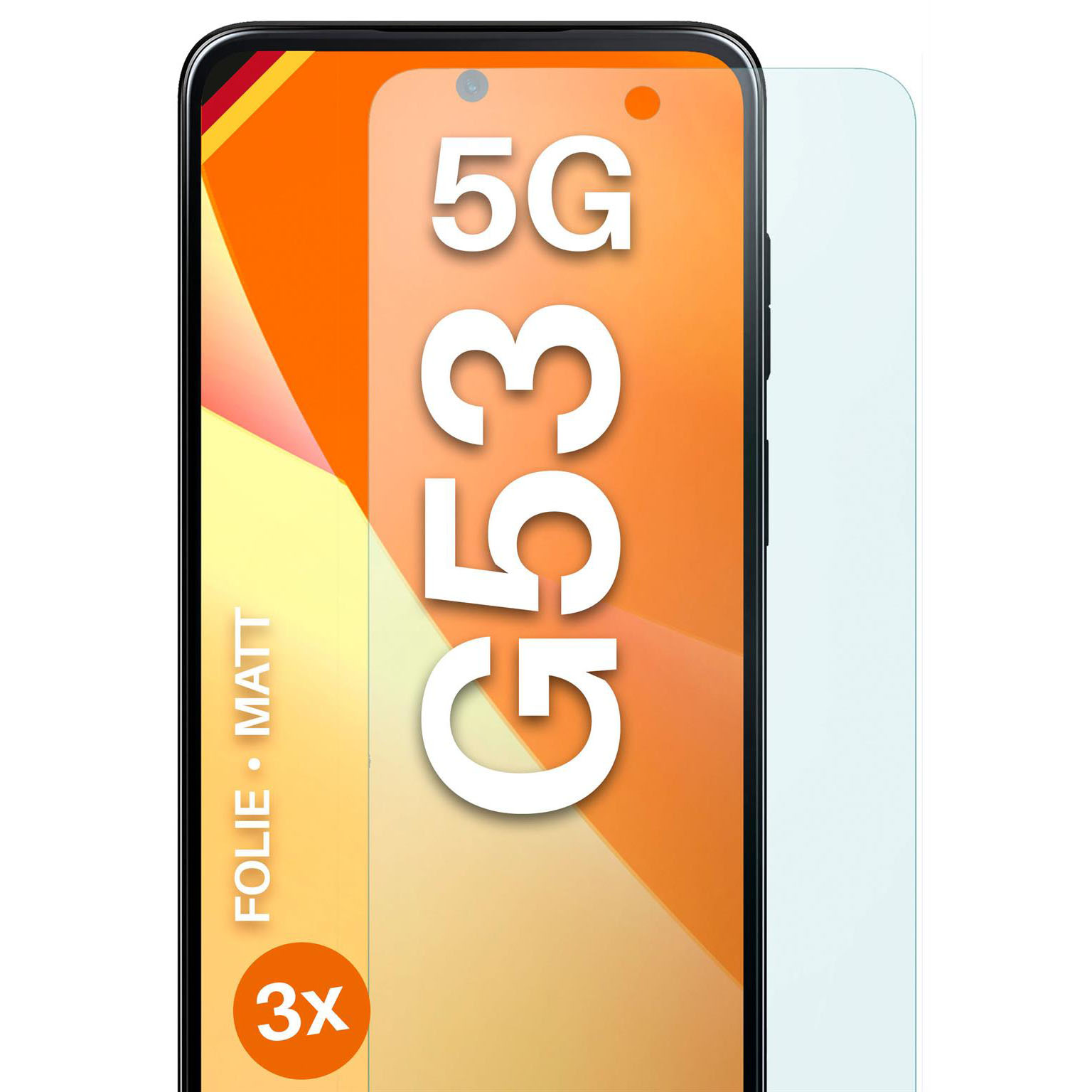 moex FlexProtect Motorola Moto G53 5G Schutzfolie Matt – Weiteres Produktbild 1 moex FlexProtect Motorola Moto G53 5G Schutzfolie Matt – Weiteres Produktbild 1