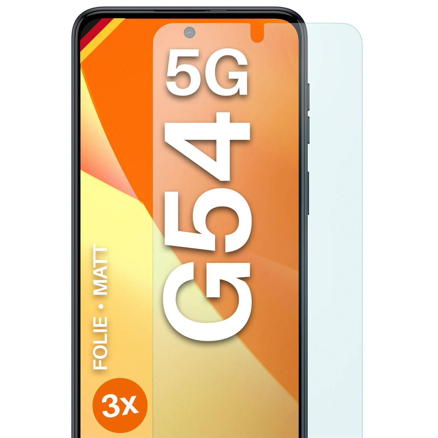 moex FlexProtect Motorola Moto G54 5G Schutzfolie Matt – Weiteres Produktbild 1 moex FlexProtect Motorola Moto G54 5G Schutzfolie Matt – Weiteres Produktbild 1
