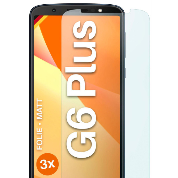 moex FlexProtect Motorola Moto G6 Plus Schutzfolie Matt – Weiteres Produktbild 1