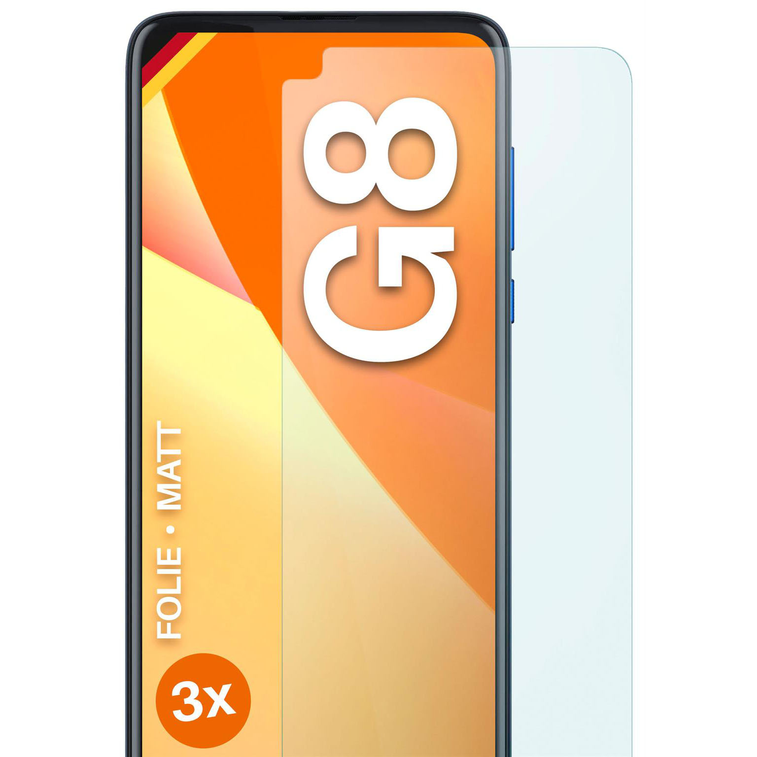 moex FlexProtect Motorola Moto G8 Schutzfolie Matt – undefined