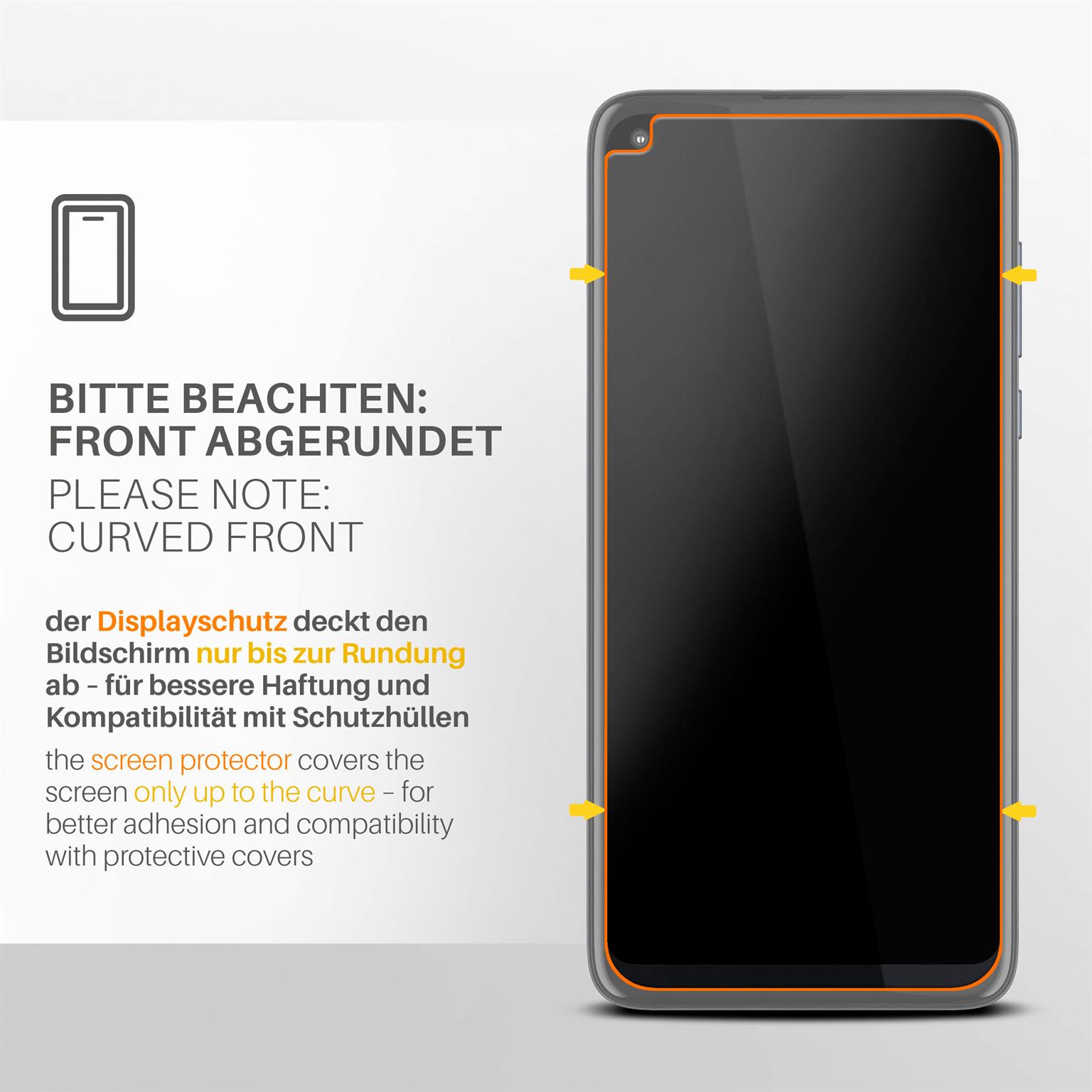 moex FlexProtect Motorola Moto G8 Schutzfolie Matt – Weiteres Produktbild 3
